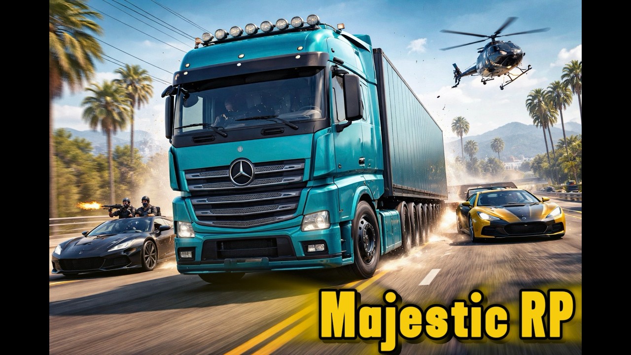 Дальнобой  GTA 5 Majestic Role Play LAS VEGAS