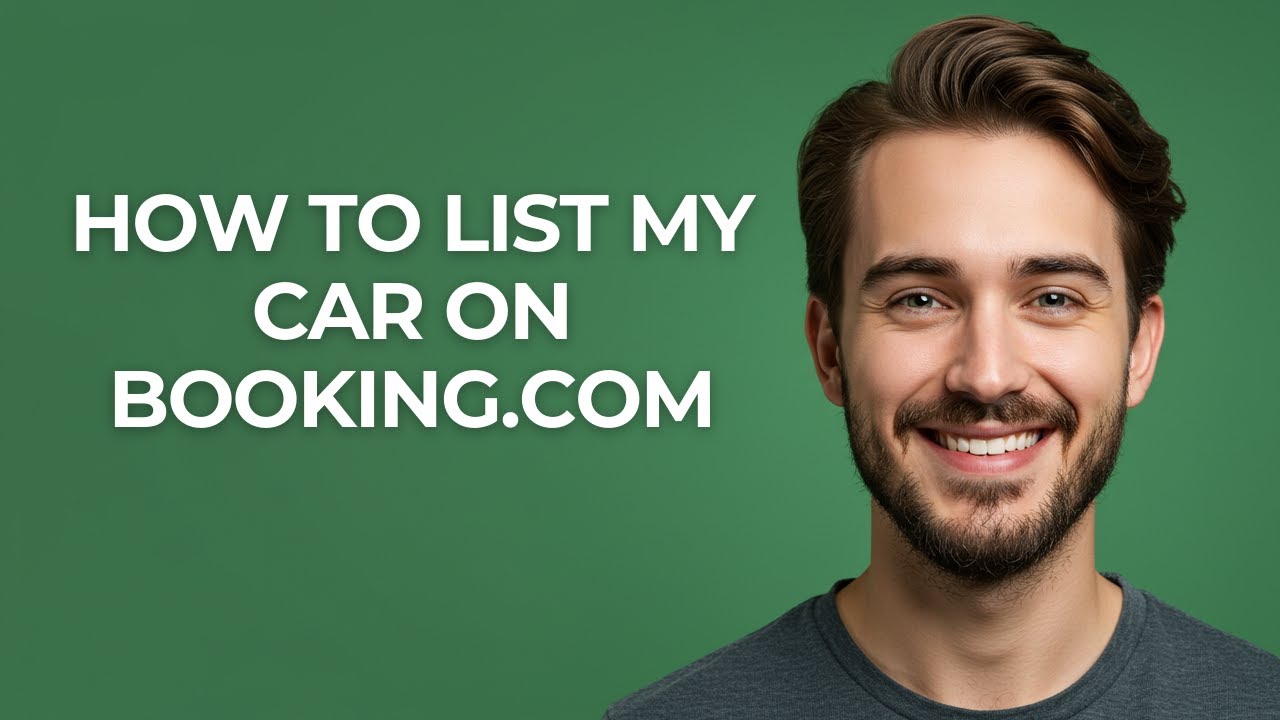 How To List My Car On Booking.Com - UPDATED!