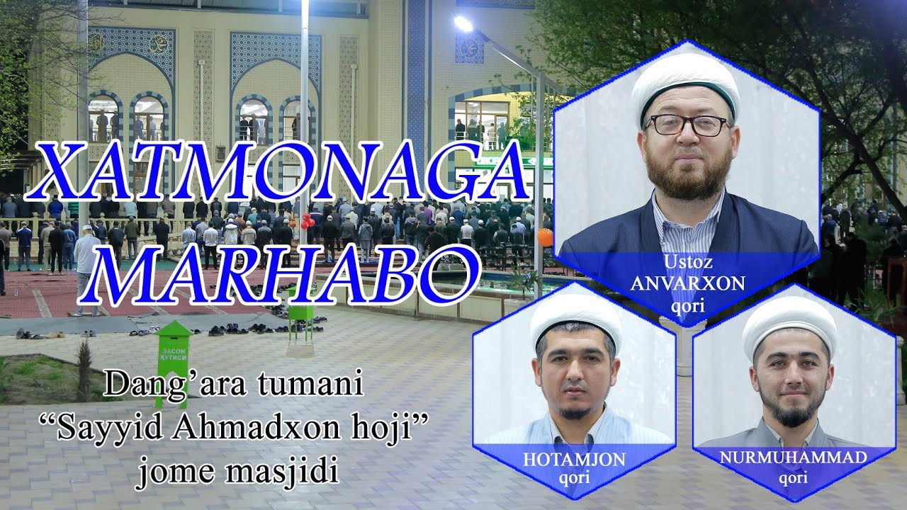 🔴 Jonli efir | Xatmona - 2024 | Dang'ara markaziy masjidi
