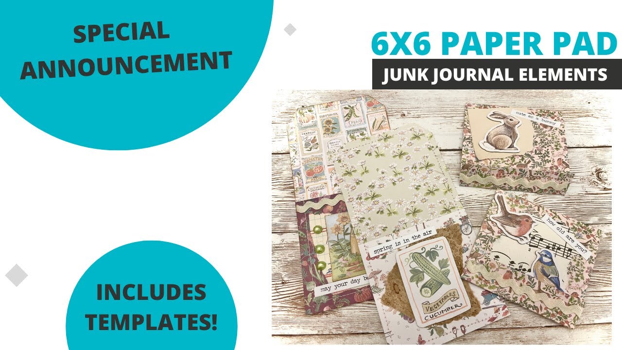 🌸6x6 PAPER PAD IDEAS # 9 & 10 🌸 