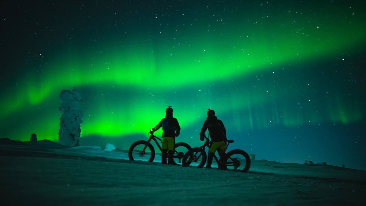 2 days of fat biking at Saariselkä and Kiilopää with Canyon Dude under northern lights!
