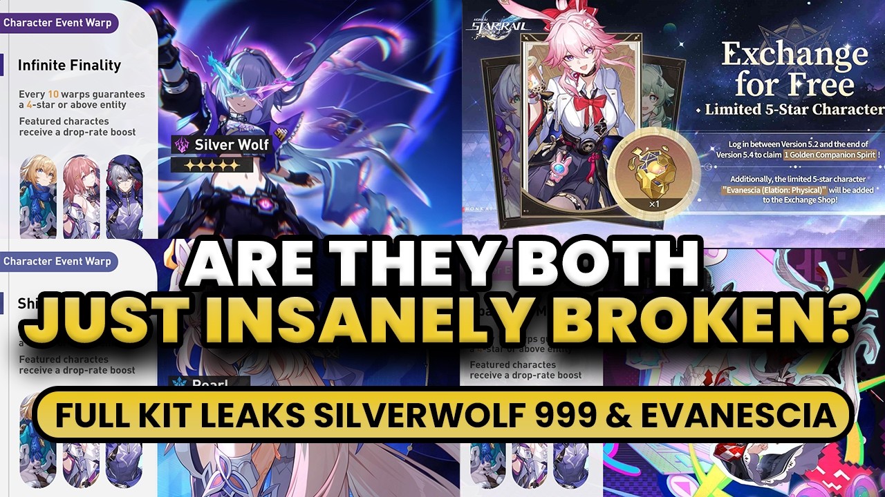 NEW GLOBAL PASSIVE?? | HSR 4.2 DETAILED EVANESCIA & SILVERWOLF 999 DETAILED KIT LEAK!! - HSR LEAKS