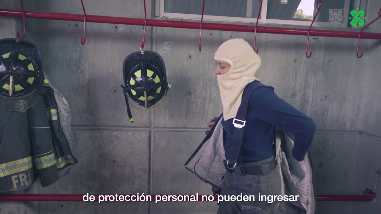 Protocolo de limpieza del Heroico Cuerpo de Bomberos de la CDMX