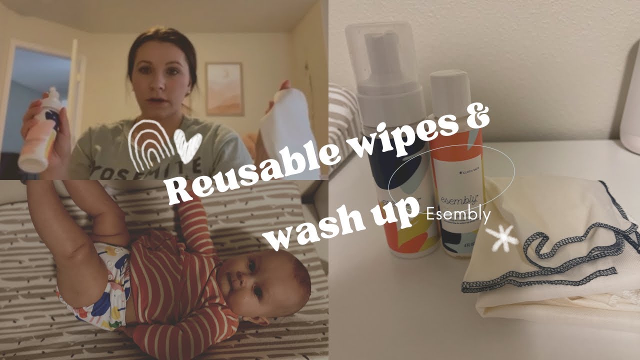 ESEMBLY baby cloth diapers review|REUSABLE WIPES & WIPES WASH UP@esemblybaby