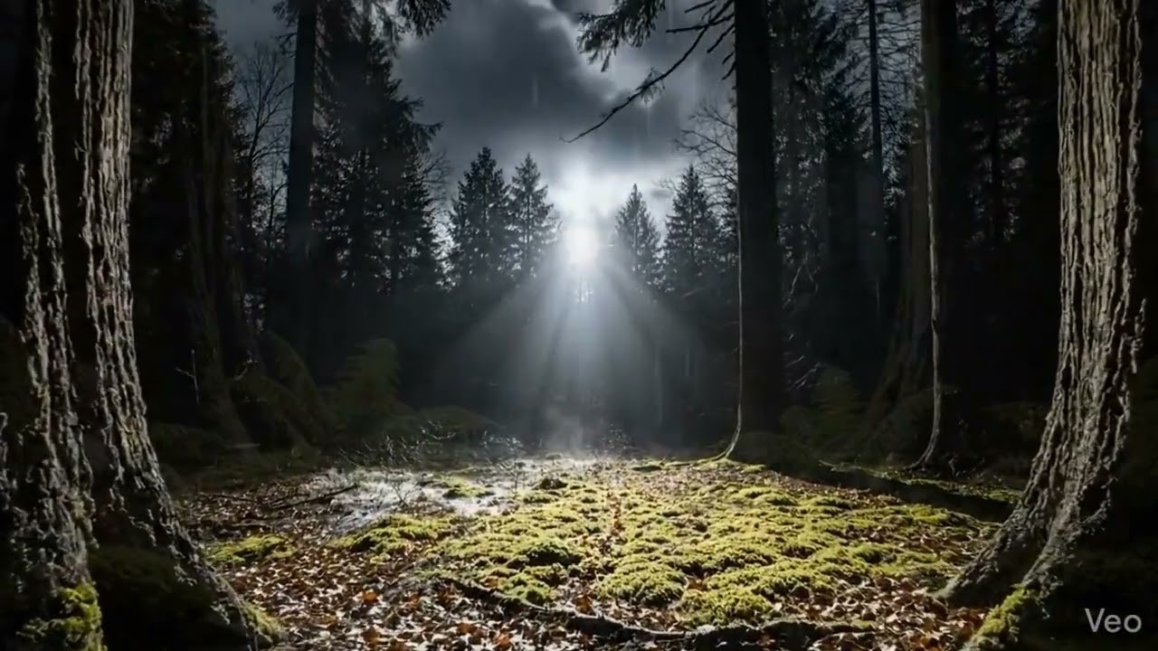 Hours of Deep Forest Sounds for Sleep | Soft Rain & Night Ambience | Black Screen 🌲