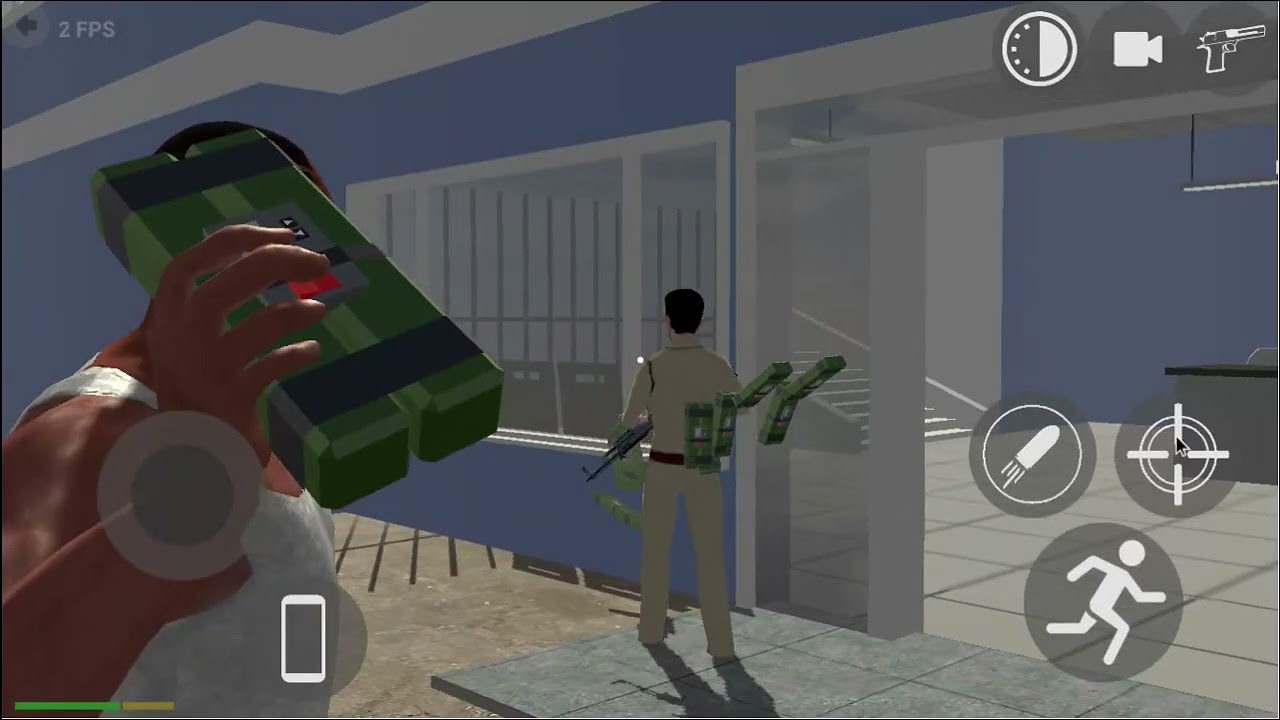 Police say panga gone wrong in Indian Bikes Driving 3D | Entertainment video