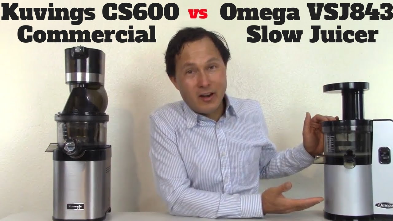 Kuvings Whole Slow Juicer Chef CS600 vs Omega VSJ843 Comparison Review