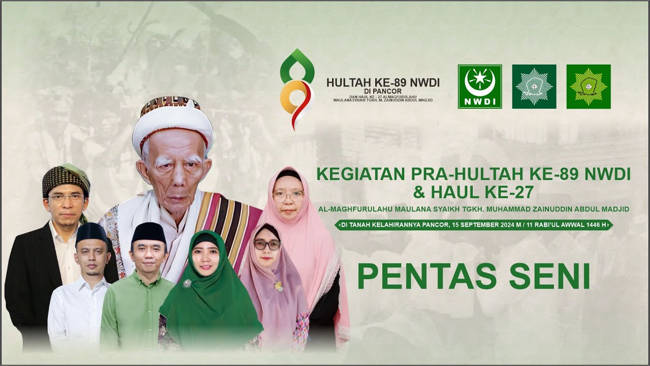 PENTAS SENI PRA-HULTAH KE-89 NWDI DI TANAH KELAHIRANNYA PANCOR | 10 SEPTEMBER 2024