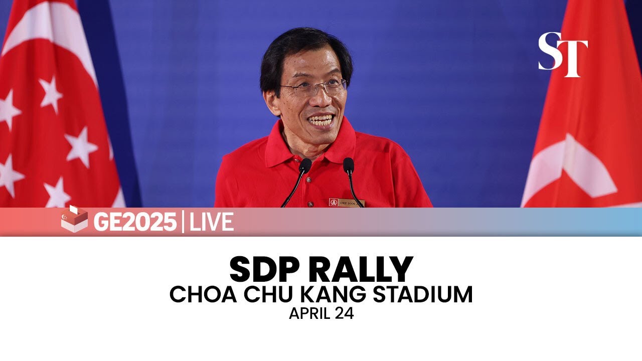 [LIVE] SDP rally at Choa Chu Kang Stadium | Marsiling-Yew Tee GRC | April 24 | GE2025