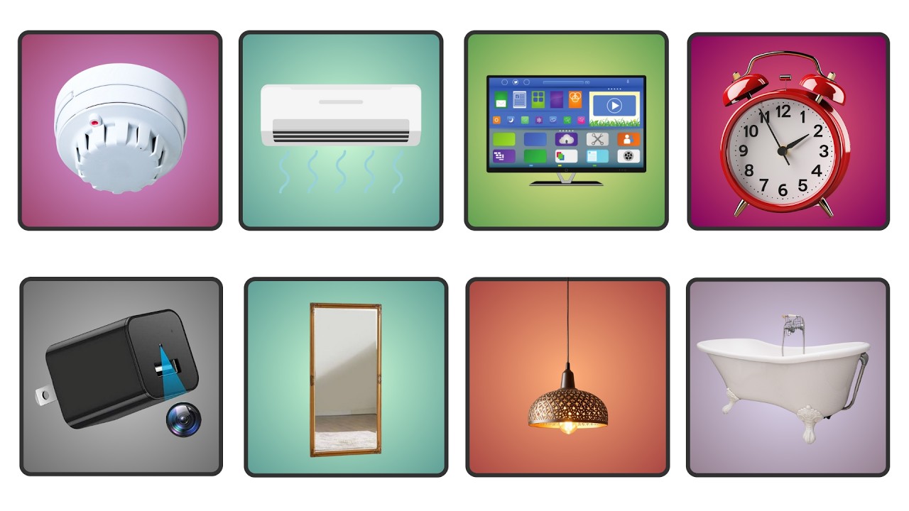 Every Hiding Spot for Surveillance Cameras in Hotel Rooms Explained in 3 Minutes