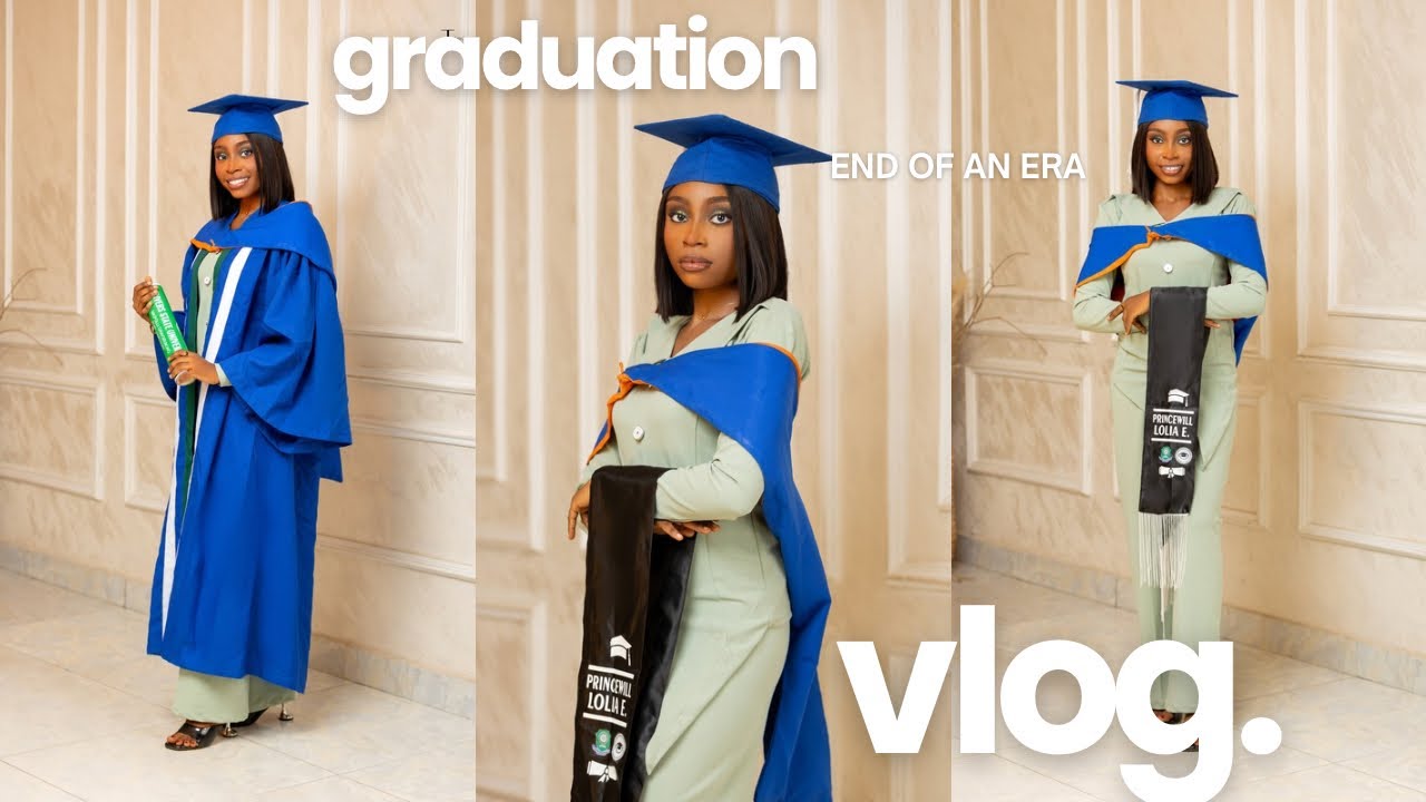 GRADUATION VLOG |OFFICIALLY A GRADUATE🤍 #graduation