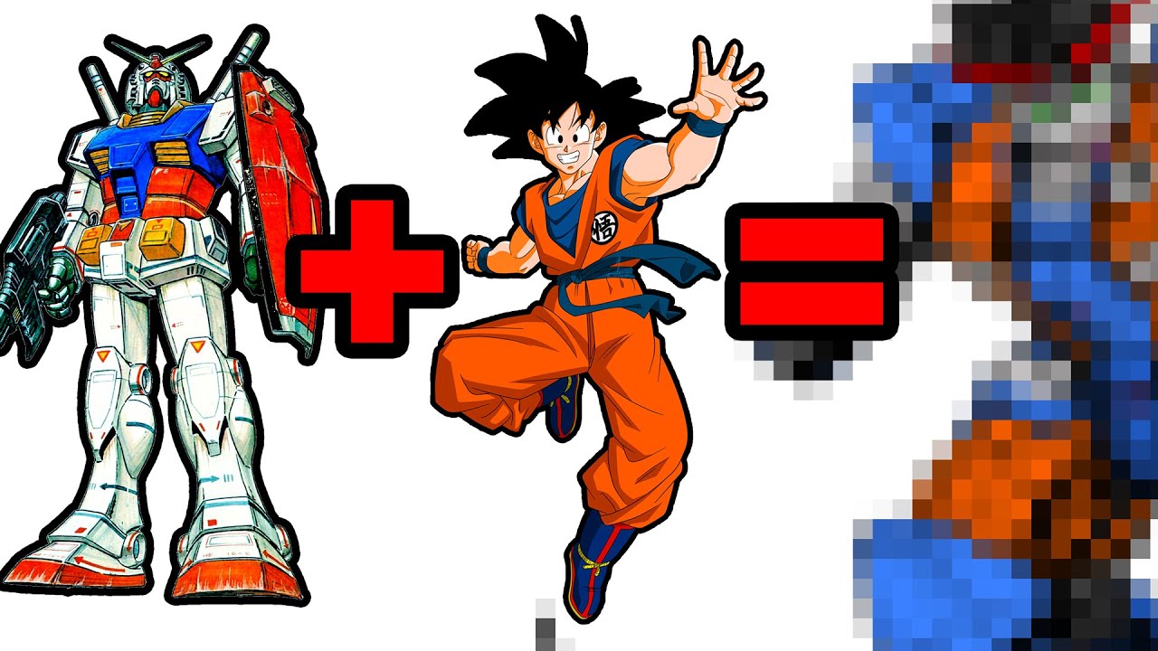 GUNDAM & GOKU CHARACTER FUSION???