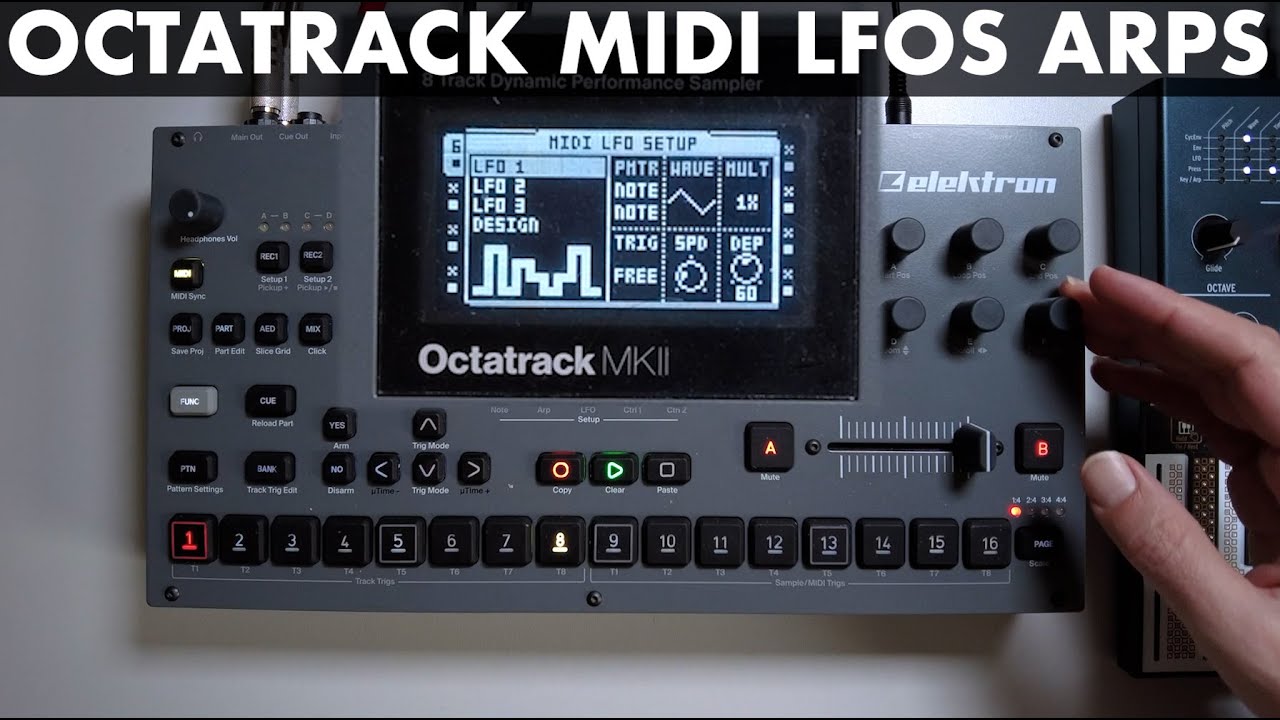Elektron Octatrack - MIDI LFO Arps