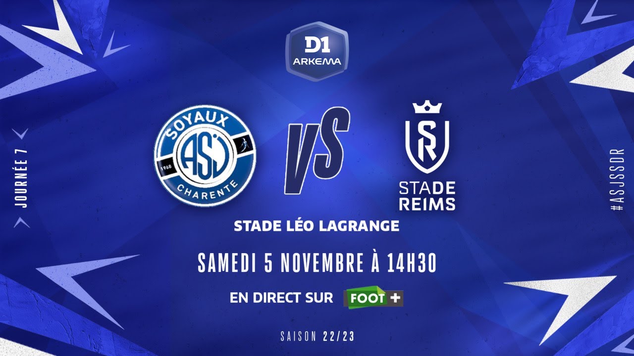J7 I ASJ Soyaux – Stade de Reims (1-4)