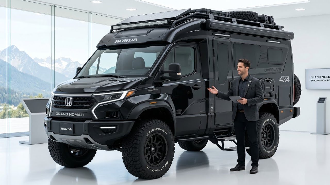 2027 Honda Grand Nomad &mdash; идеальный люксовый автодом и концепт кемпера будущего!