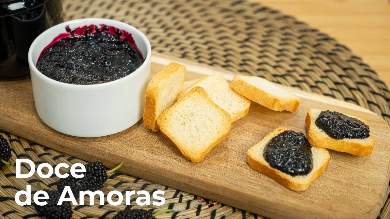 DOCE DE AMORA CASEIRO – Só 3 ingredientes e um sabor irresistível!