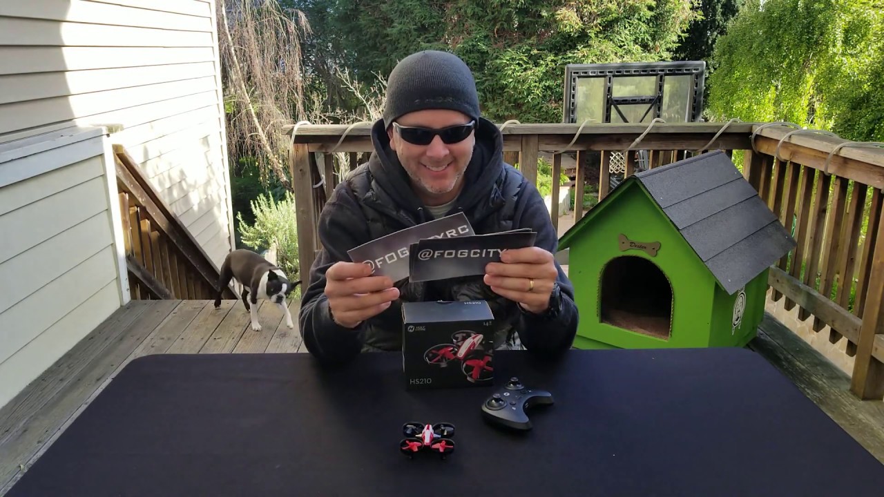 Holy Stone HS210 Mini Drone Unboxing and Flight