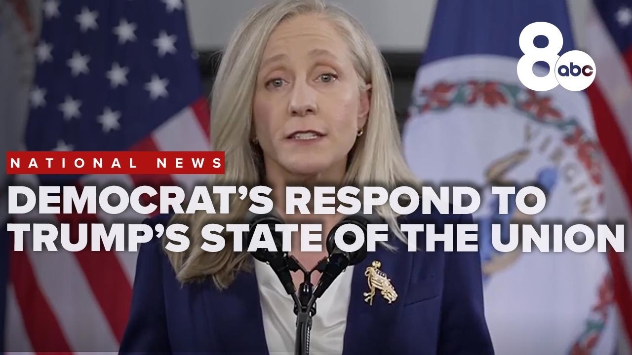 'We did not hear the truth'; Spanberger delivers Democrat response to Trump's State of the Union