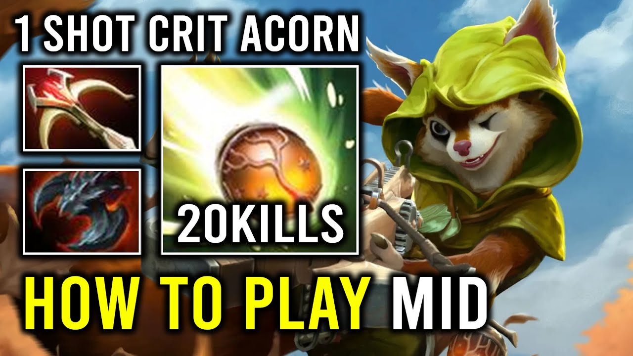 How to Play Hoodwink as a Mid in 7.35 with 1 Shot Arcorn Satanic + Daedalus Carry Dota 2