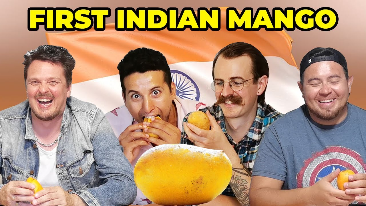 Foreigners Try Indian MANGO for The First Time | EATING In INDIAN STYLE