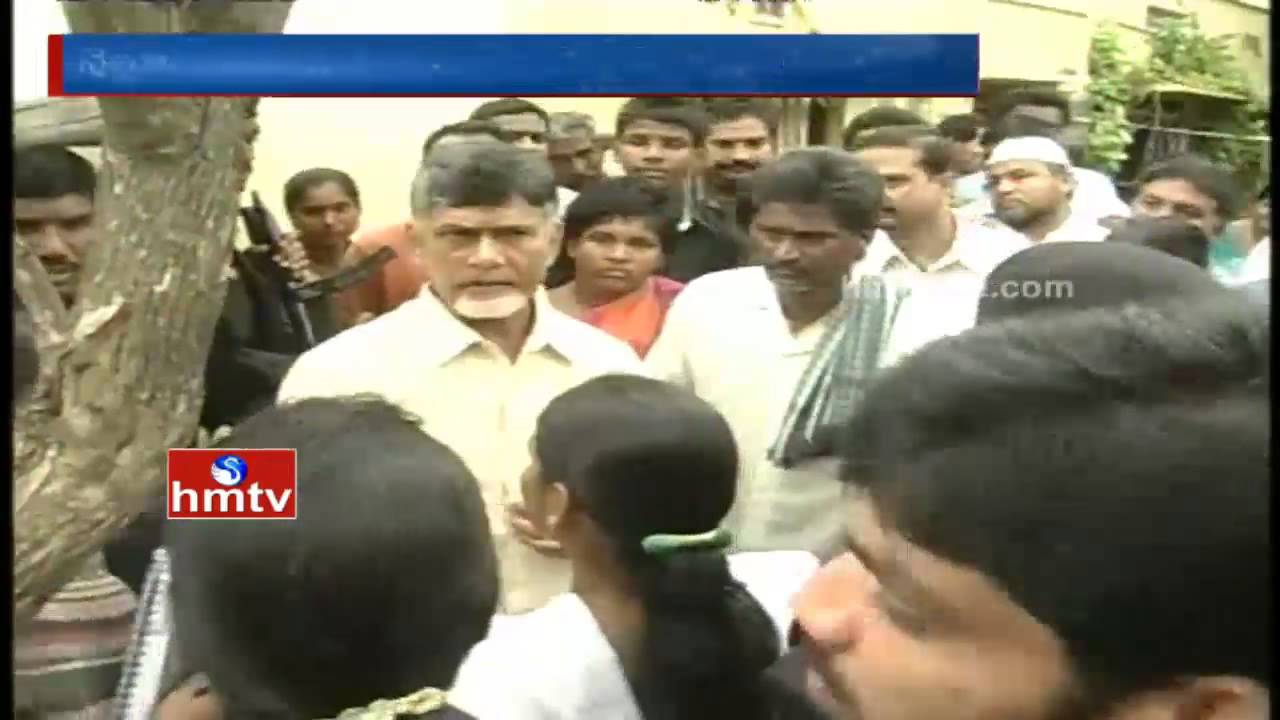 AP CM Chandrababu Naidu Sudden Inspection & Fired on Sanitation Works in Nellore | HMTV