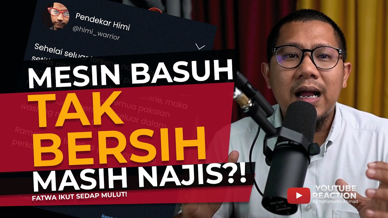 #257 Basuh Pakaian Hancing Dalam Mesin Basuh, Tak Bersih?