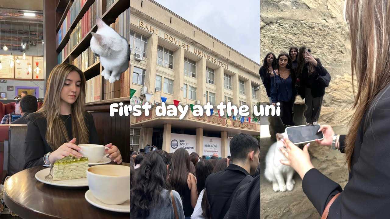 Universitetin ilk günü🥳🤍 Babaeva Fatima🪷