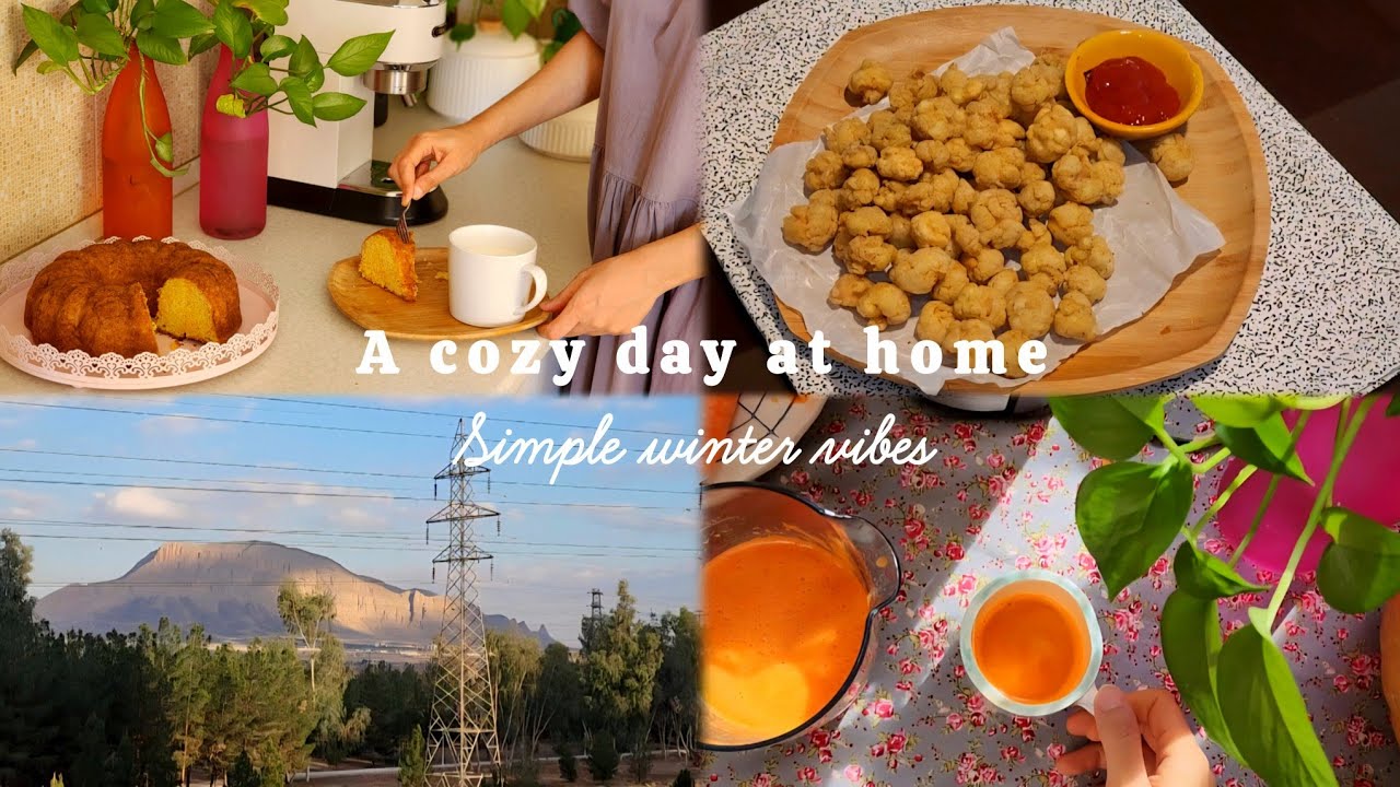 Cozy Winter Vlog | A Slow Day at Home & Cooking