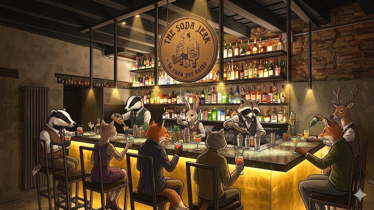 The soda jerk un cocktail bar🍸 a Verona