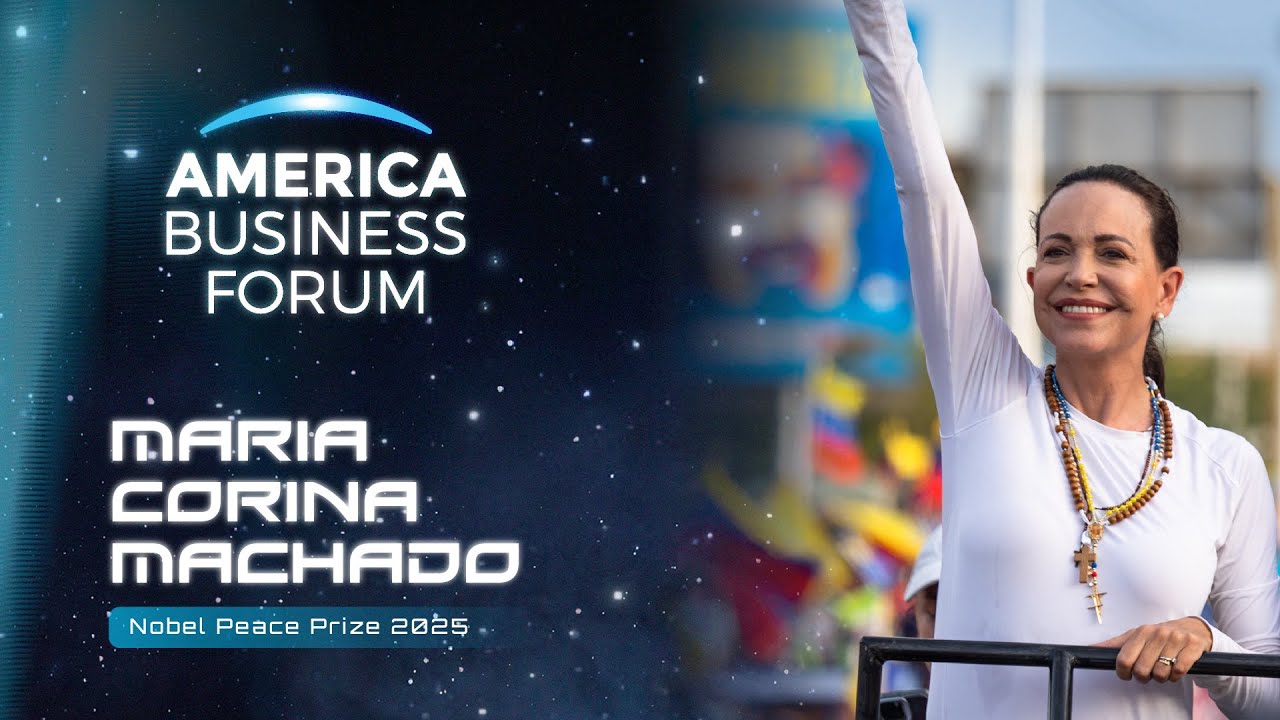 Mar&iacute;a Corina Machado on Courage and the Future of Venezuela | America Business Forum Miami 2025