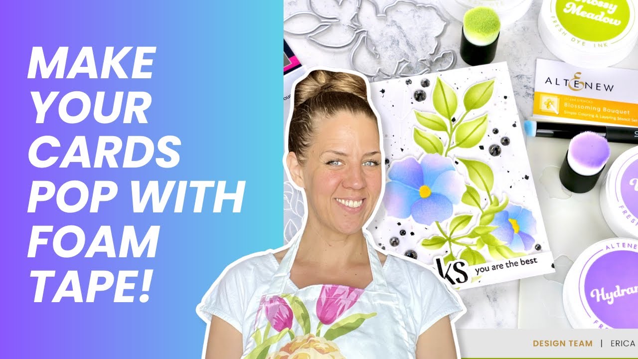 Is FOAM TAPE Really Better Than GLUE for Handmade Cards?