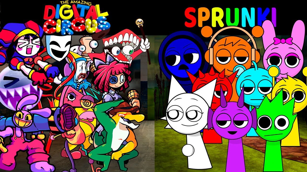 Incredibox Sprunki vs The Amazing Digital Circus (Original Voice) Friday Night Funkin' (FNF Mod)