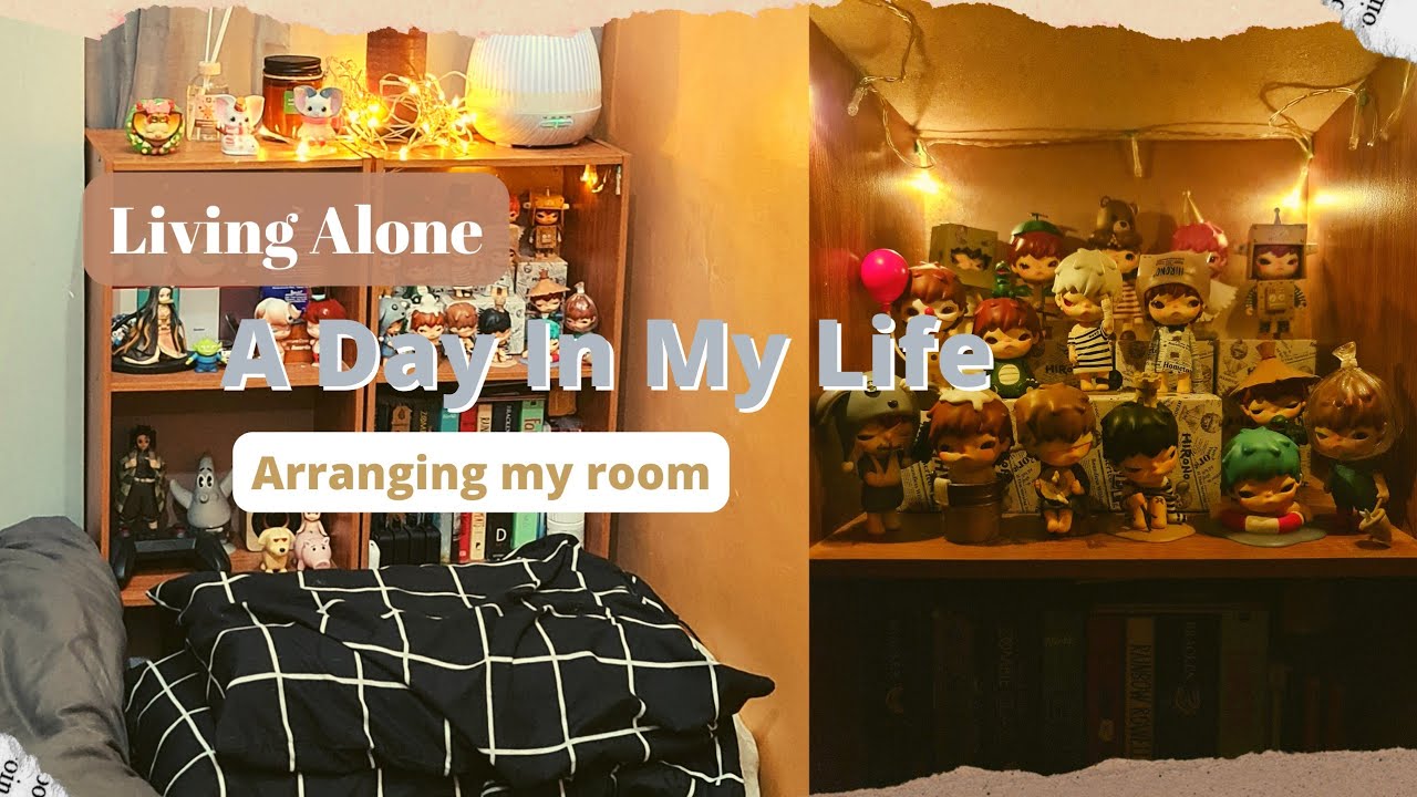 living Alone | A Day In My Life | Arranging my room