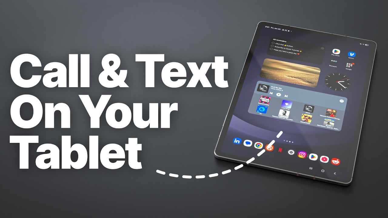 Как совершать звонки и отправлять сообщения на планшете Samsung (подключенные устройства)