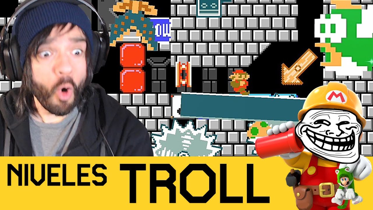 SURCOREANO Y SU FINAL TROLL EXPLOTA MENTES 🤯 | NIVELES TROLL #14 | Super Mario Maker 2 - ZetaSSJ