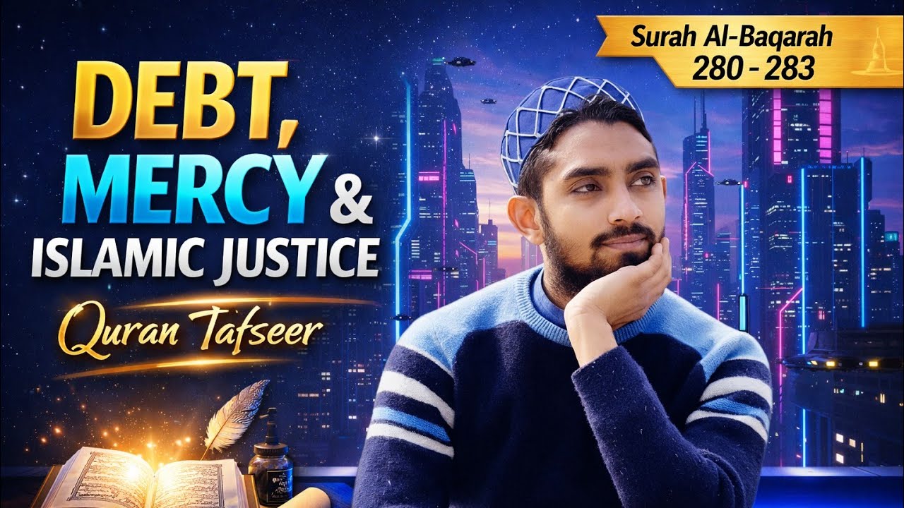 DEBT, MERCY & ISLAMIC JUSTICE | Surah Al-Baqarah 280–283 Tafseer by Muhammad Huzaifa, alamin online