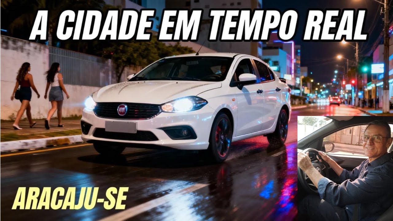 ARACAJU AO VIVO: VIDA REAL À NOITE NA CIDADE | Diário de Bordo com Sergio Tavares