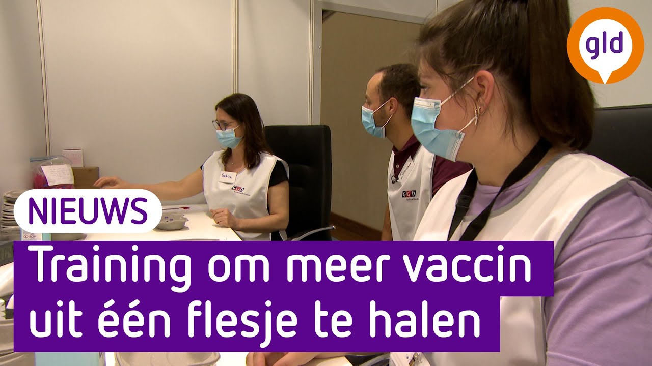 GGD-personeel getraind om meer vaccin tegen corona uit één flesje te halen