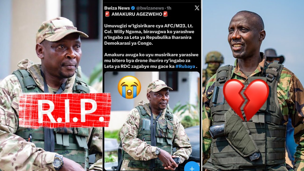 ⛔😭😭INKURU IBABAJE😭😭LT COL WILLY NGOMA ARAPFUYE💔DRONE ZA KISEKEDI NABAZUNGU ZIMURASIYE RUBABA😭😭😭😭