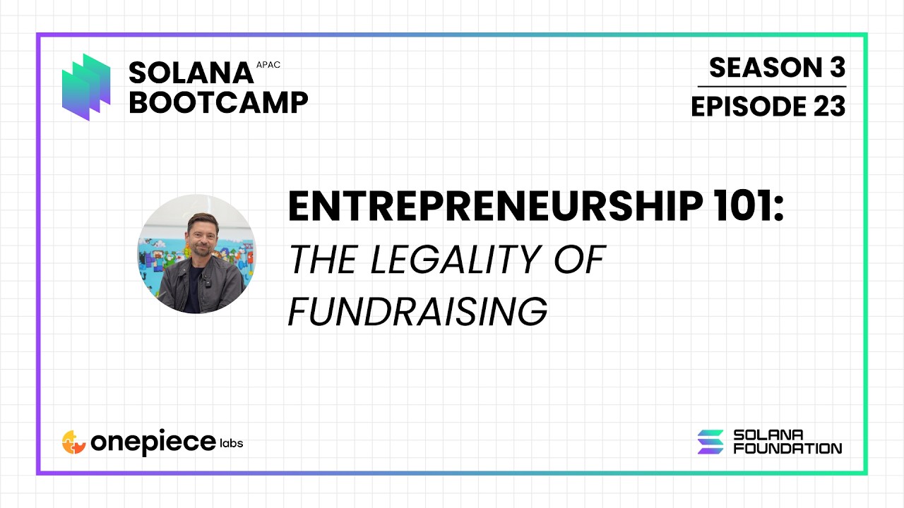 ENTREPRENEURSHIP 201: The Legality of Fundraising