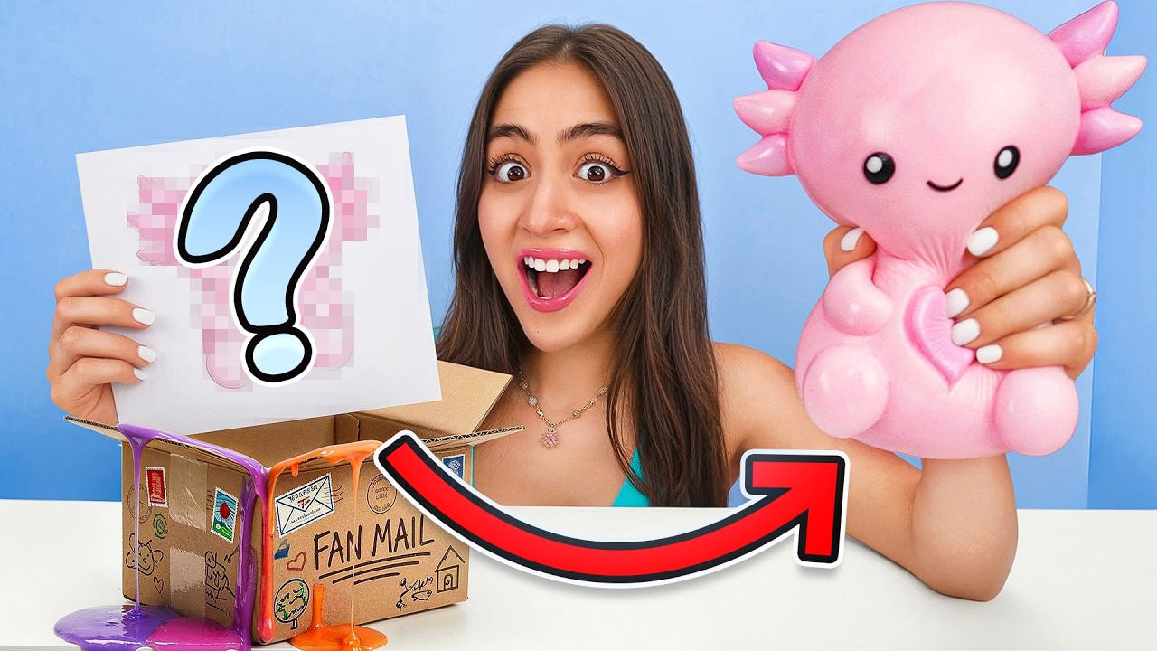 I Turned Your Drawings into SQUISHIES!
