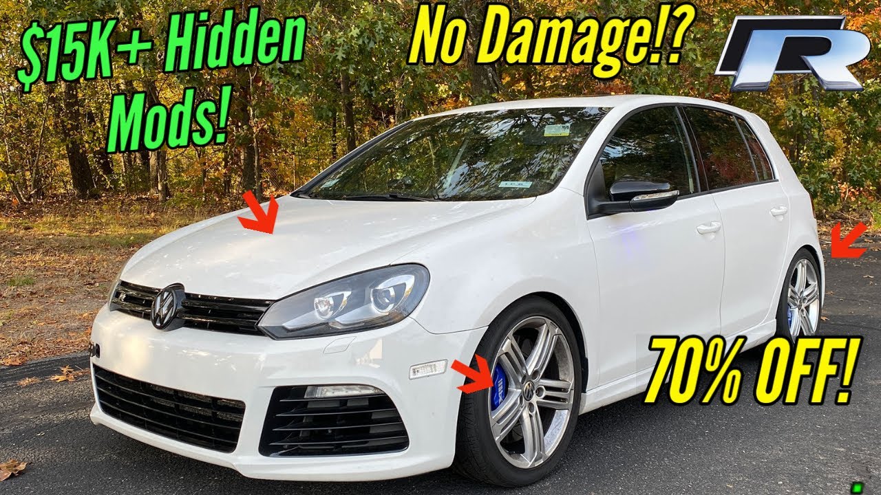 I Bought A Salvage 2012 Golf R MK6 from Copart and It came with No Damage! Very Rare R20 not R32