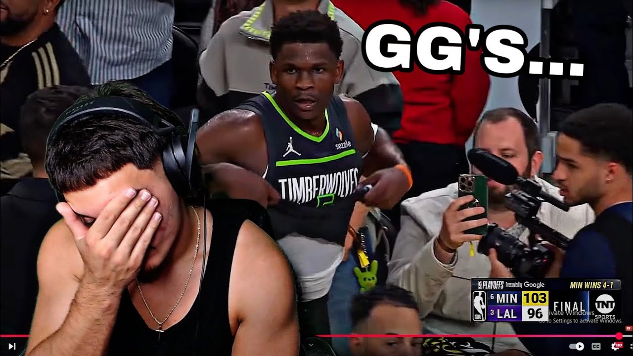 We Lost... LeBron Fan Reacts To Lakers vs Timberwolves Game 5 Full Highlights | 2025 WCR1