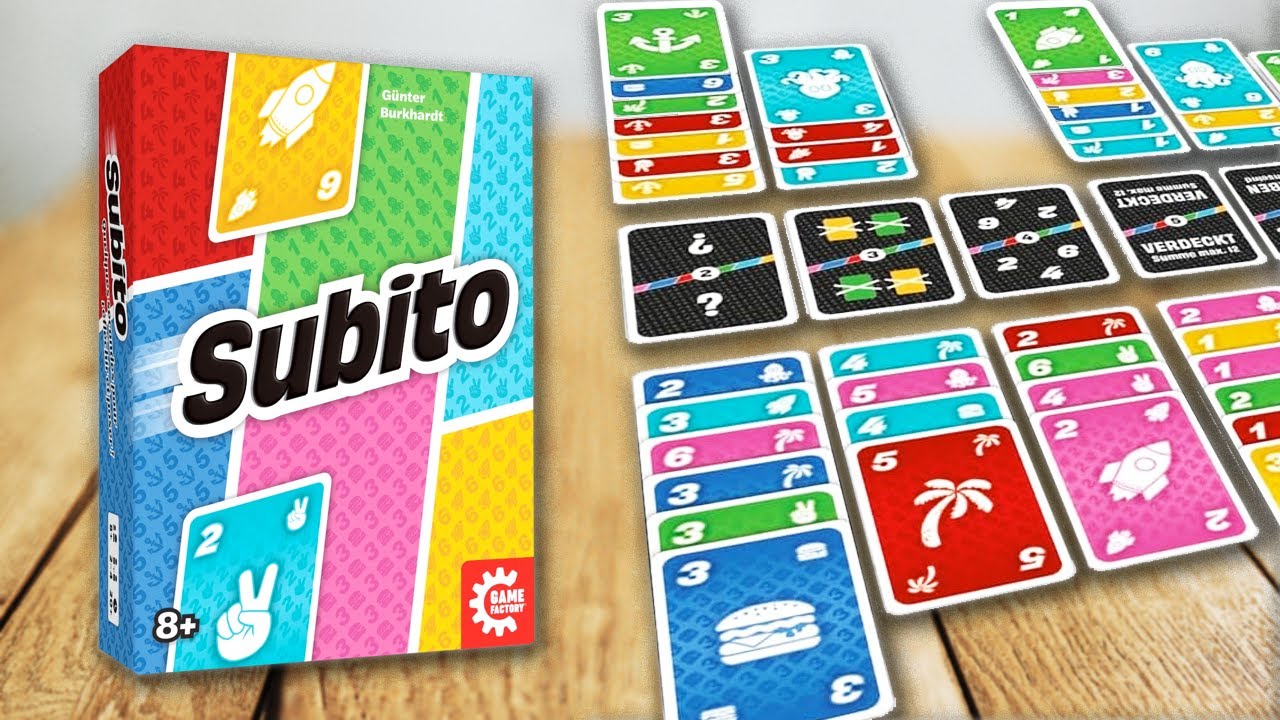 SUBITO - Spielregeln TV (Spielanleitung Deutsch) - GAME FACTORY