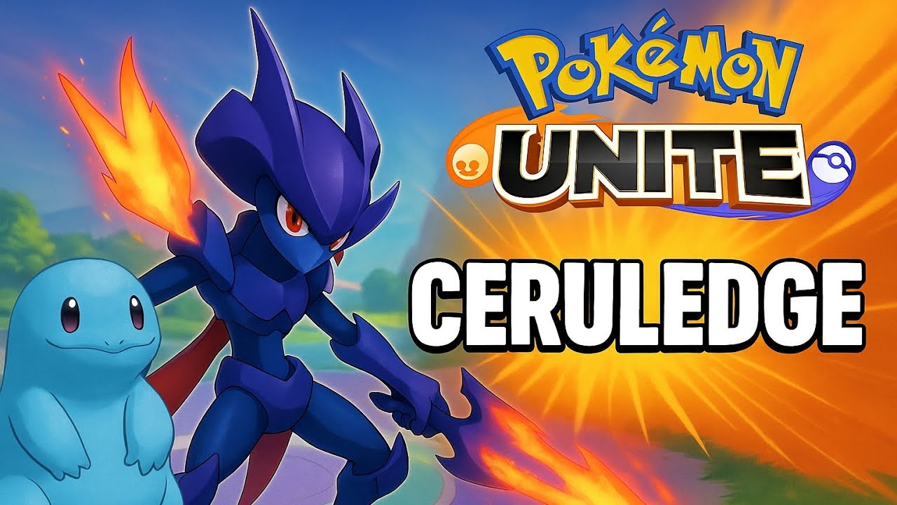 "Ceruledge Gameplay – Best Build, Moves & Tips in Pokémon UNITE 🔥 Ghost/Fire Power!" 