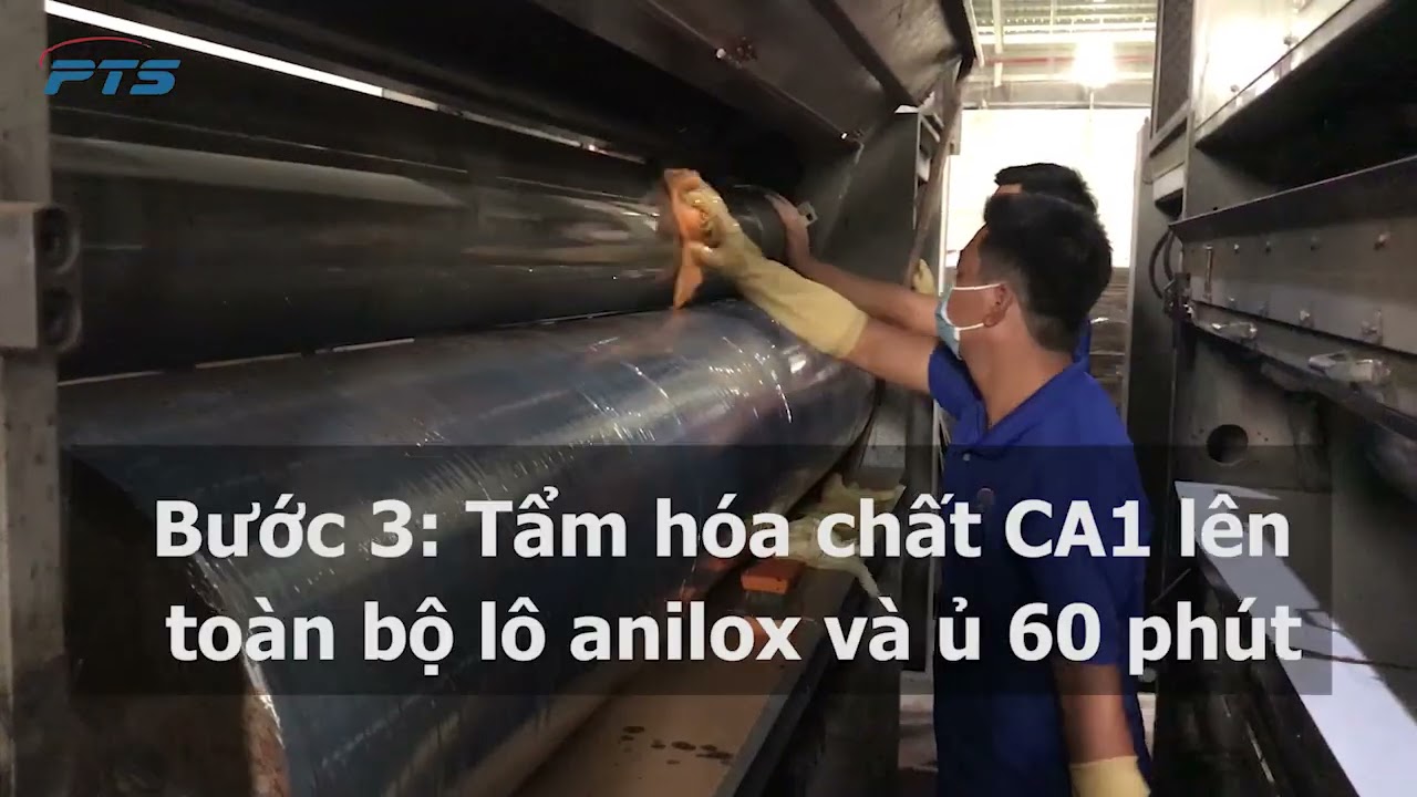 Hướng dẫn vệ sinh l&ocirc; Anilox m&aacute;y in