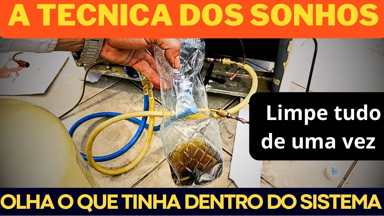 DESENTUPA E LIMPE O SISTEMA DA GELADEIRA MAIS FÁCIL E MAIS RÁPIDO.