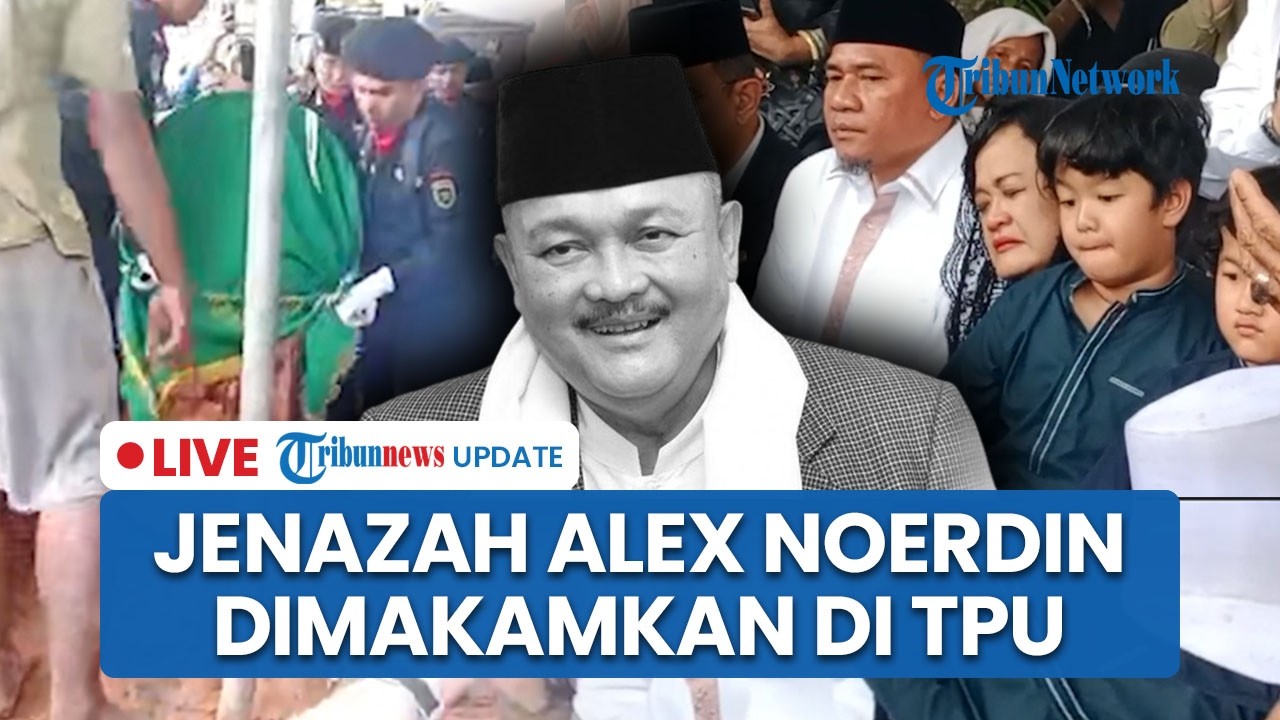 🔴LIVE: Pemakaman Eks Gubernur Sumsel Alex Noerdin di TPU Kebun Bunga, Diwarnai Isak Tangis