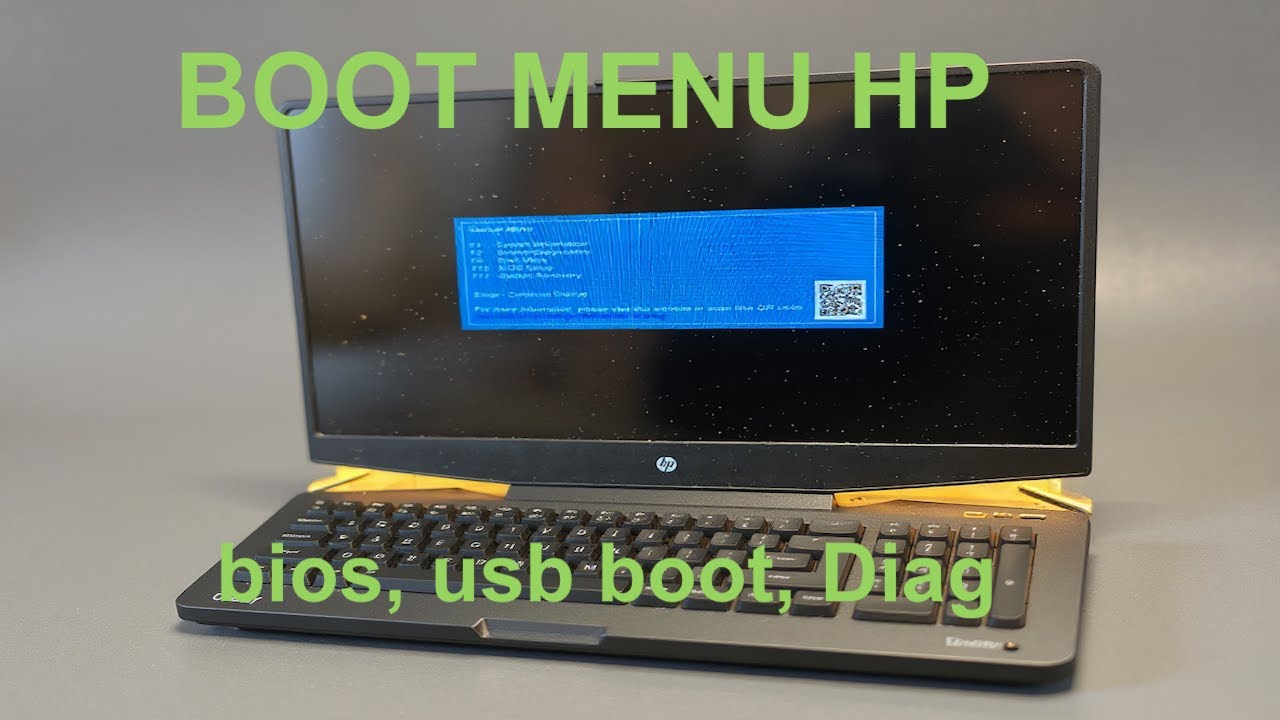 PC HP : Accéder au BIOS, Boot Menu, Diag & Infos Système au Démarrage (Tuto Express)