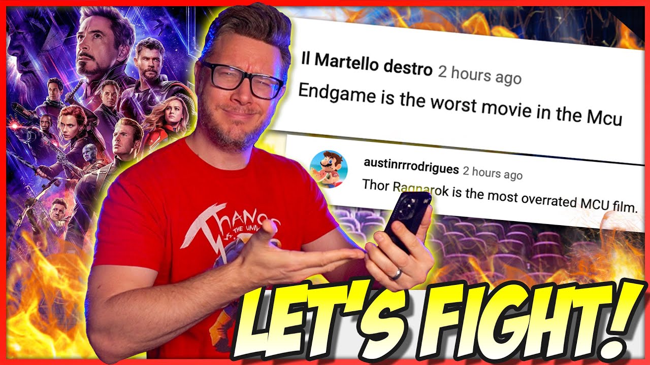Reacting to MCU Hot Takes 2!  Endgame is the Worst MCU Film!